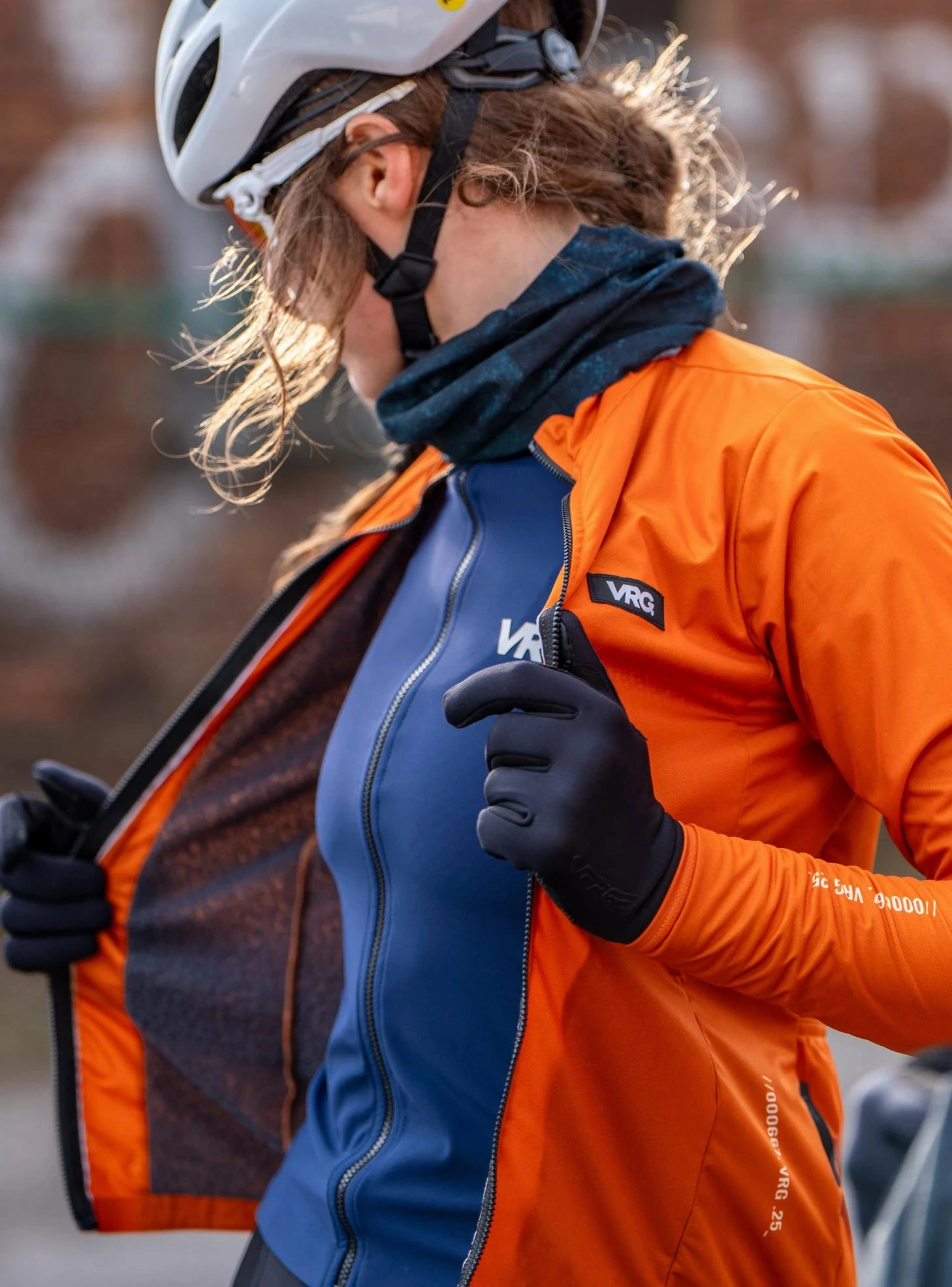 667 VRG INSULATED RAIN JACKET - BURNT ORANGE - WOMEN