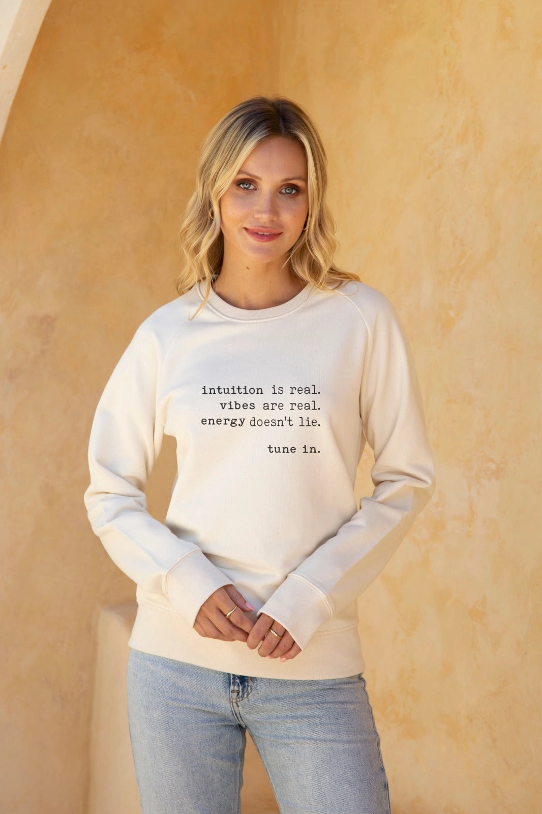 "Intuition Is Real" Relaxed Sweater
