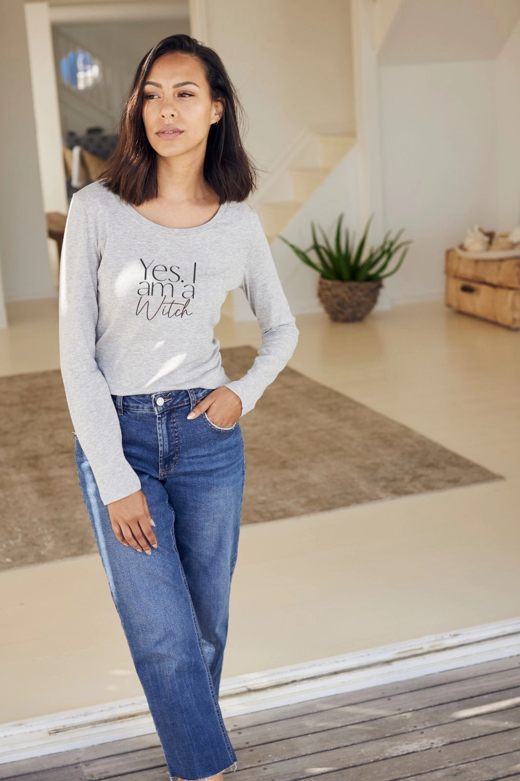 "Yes, I Am" Long Sleeve Tee