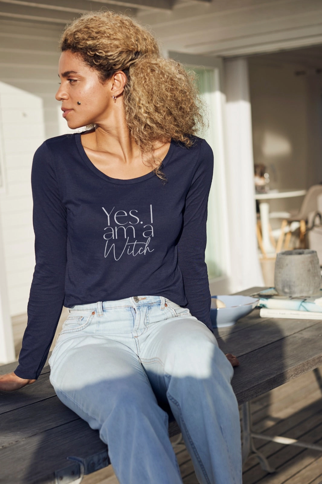 "Yes, I Am" Long Sleeve Tee