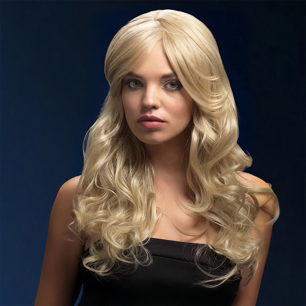 Abell'a Golden Girl 55cm Curly Synthetic Wig