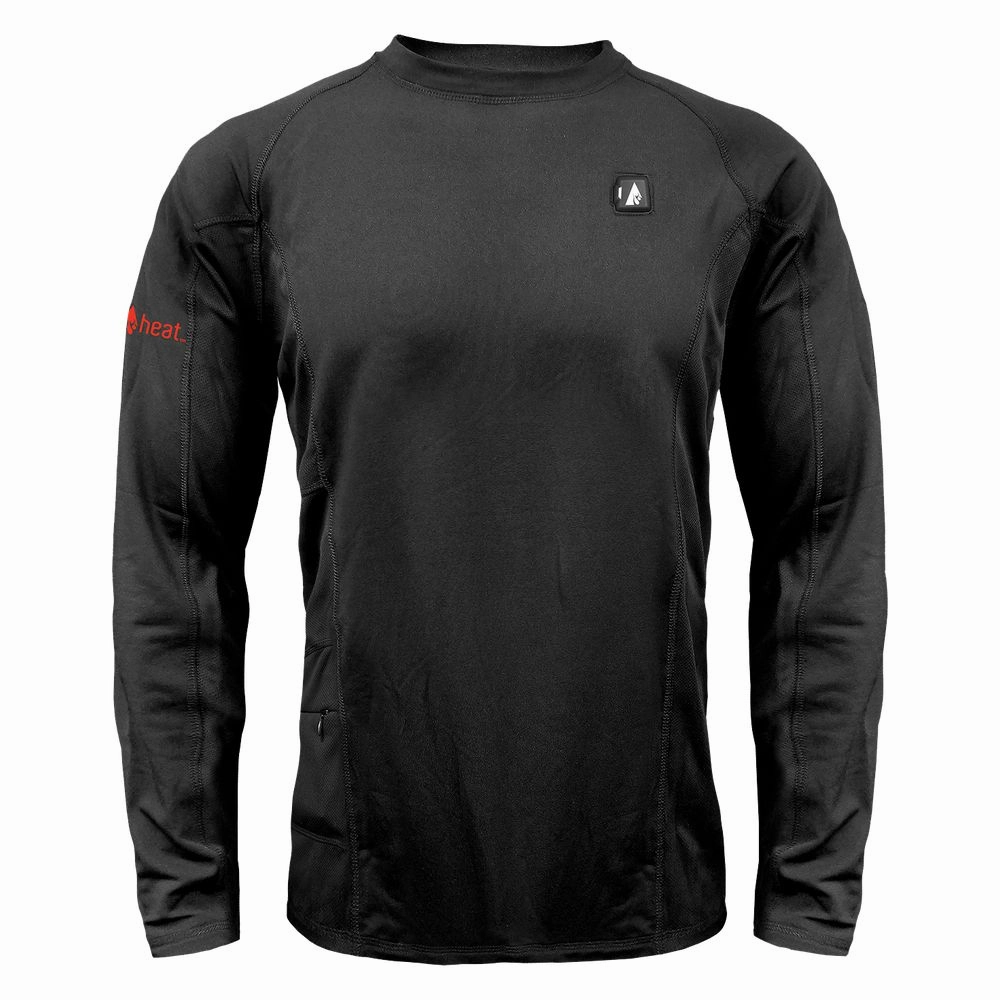 ActionHeat AH-BLT-5V-01 5V Heated Base Layer Long-Sleeve Shirt for Men - Black - 3XL