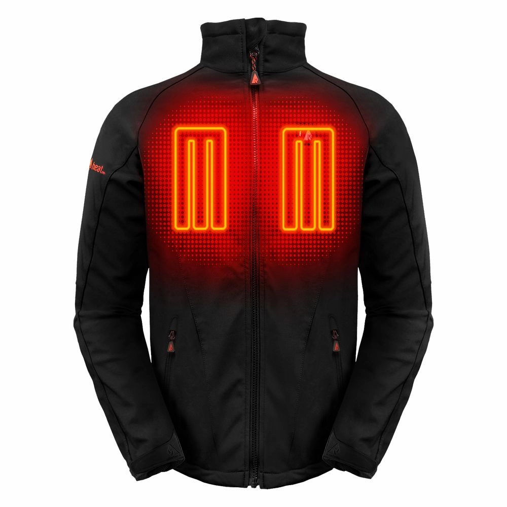 ActionHeat AH-JKT-5V-01-XXL Men's 5V Battery Heated Jacket, 2XL Black