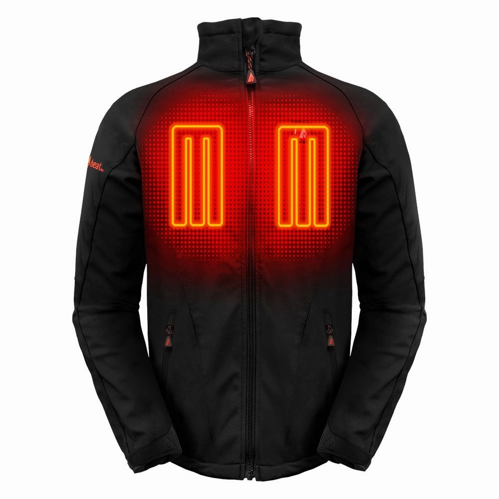 ActionHeat AH-JKT-5V-01-XXL Men's 5V Battery Heated Jacket, 2XL Black