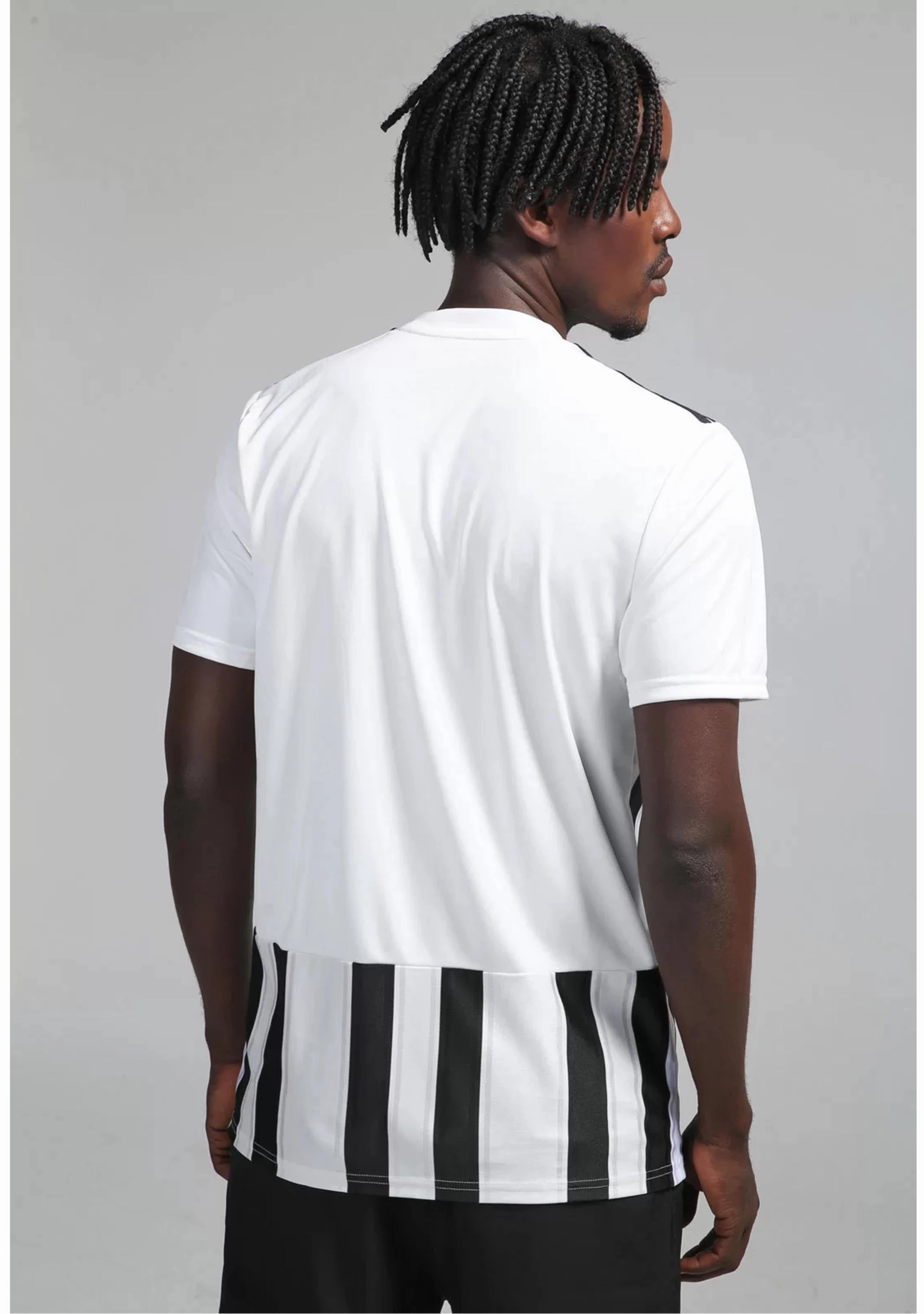 Adidas Mens Striped 21 Jersey White/Black