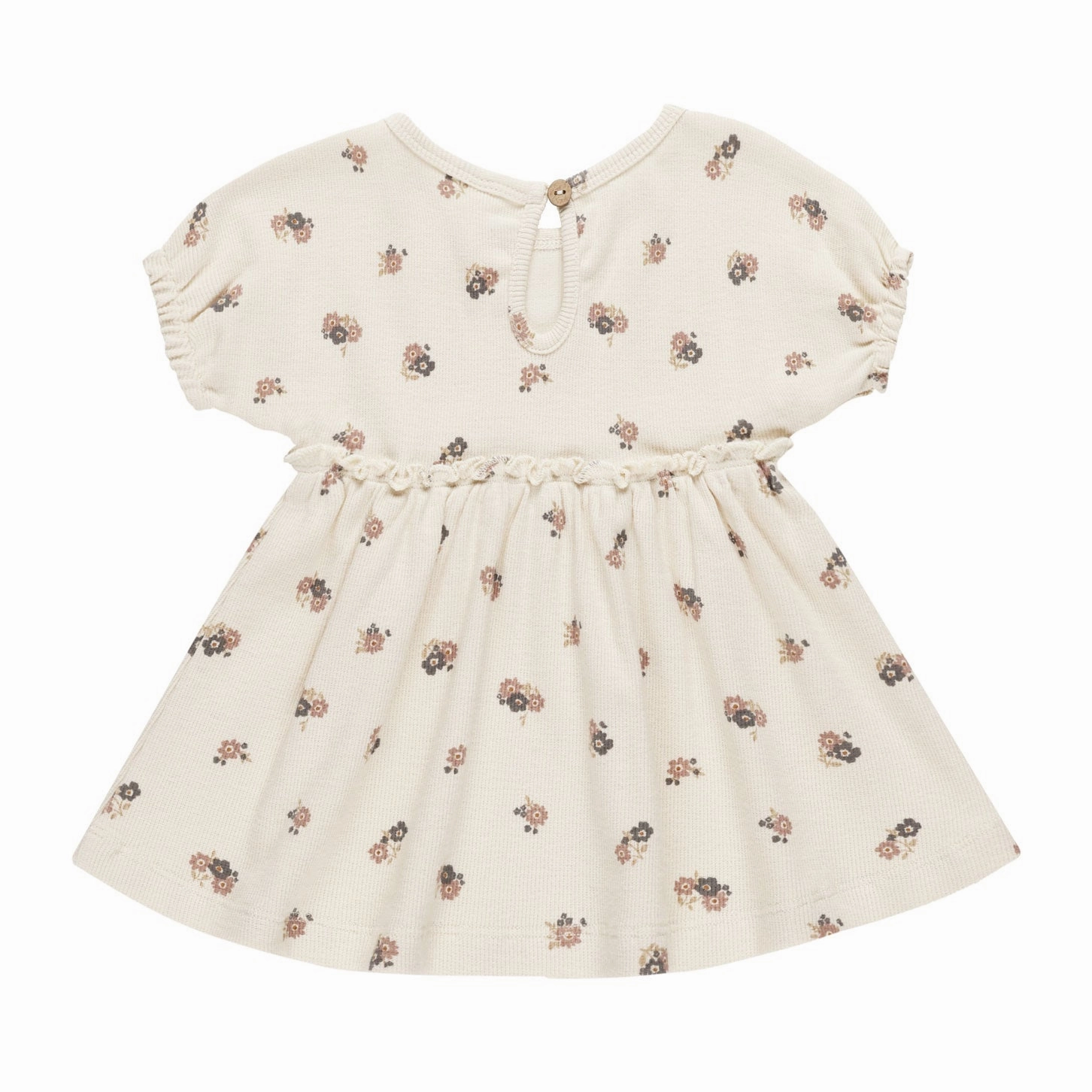 Annie Dress - Wild Flowers - Natural - FINAL SALE