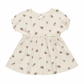 Annie Dress - Wild Flowers - Natural - FINAL SALE