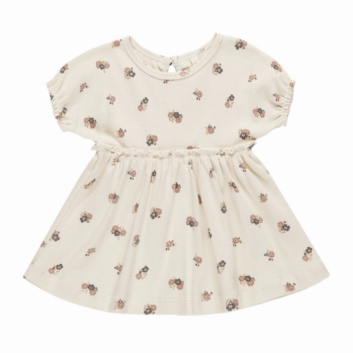 Annie Dress - Wild Flowers - Natural - FINAL SALE