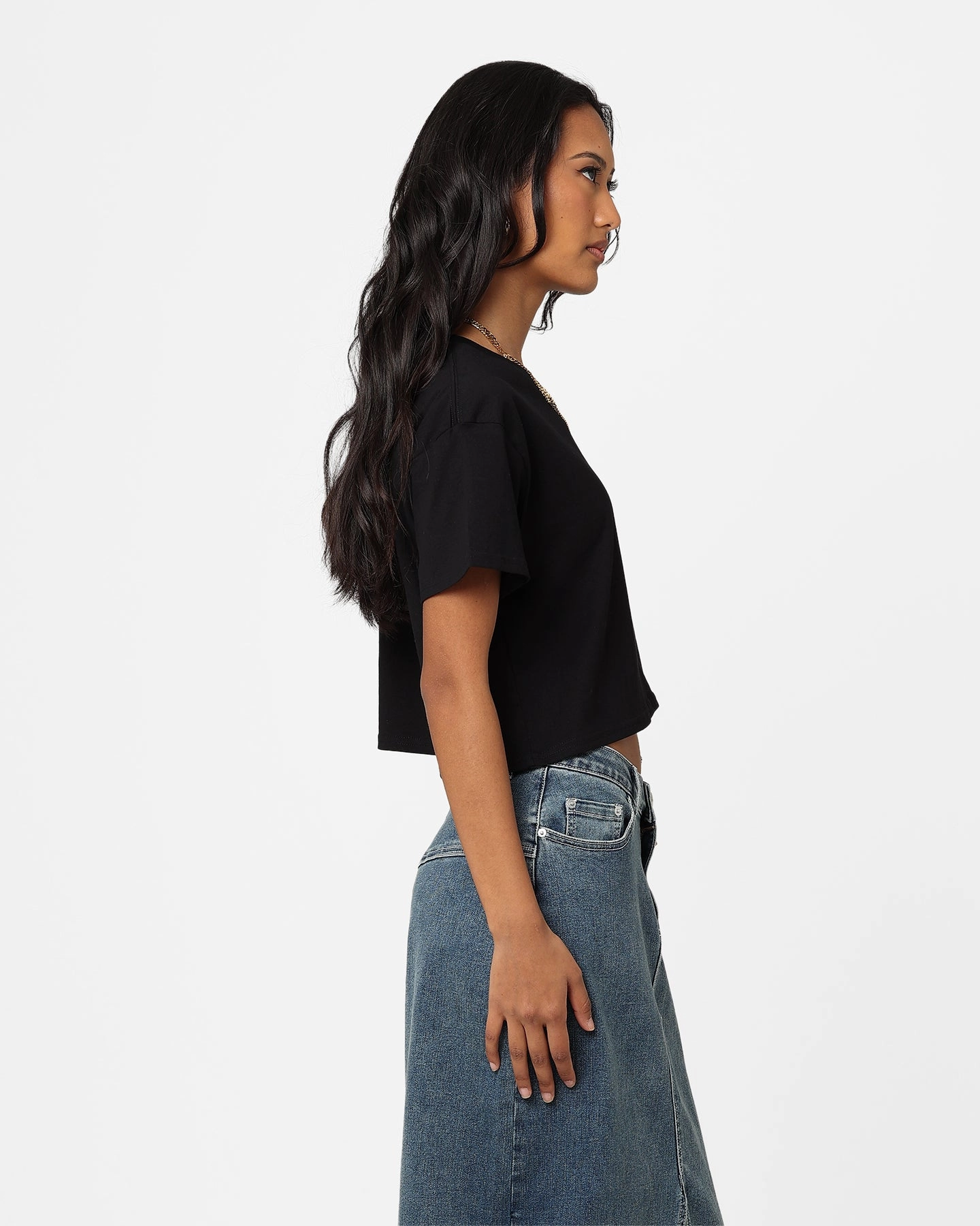 AS Colour Women's Crop T-Shirt Black