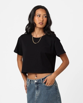 AS Colour Women's Crop T-Shirt Black
