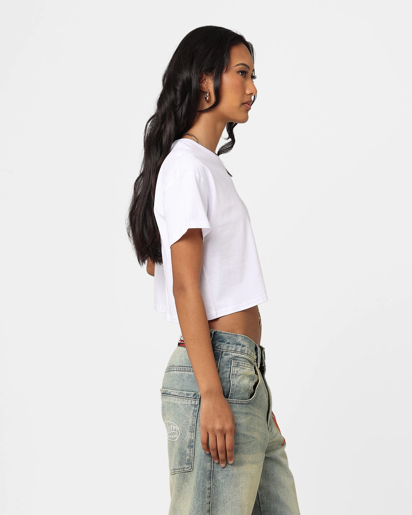 AS Colour Women's Crop T-Shirt White