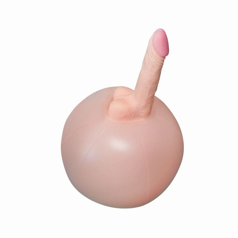 Bouncy Inflatable Sex Ball with Remote Control Vibrating Realistic Dildo