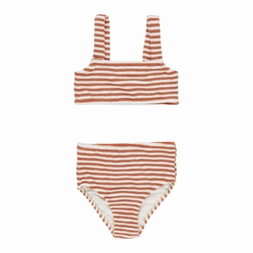 Brently Bikini - Poppy Stripe