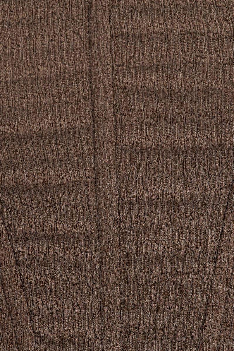 Brown Corset Top Texture
