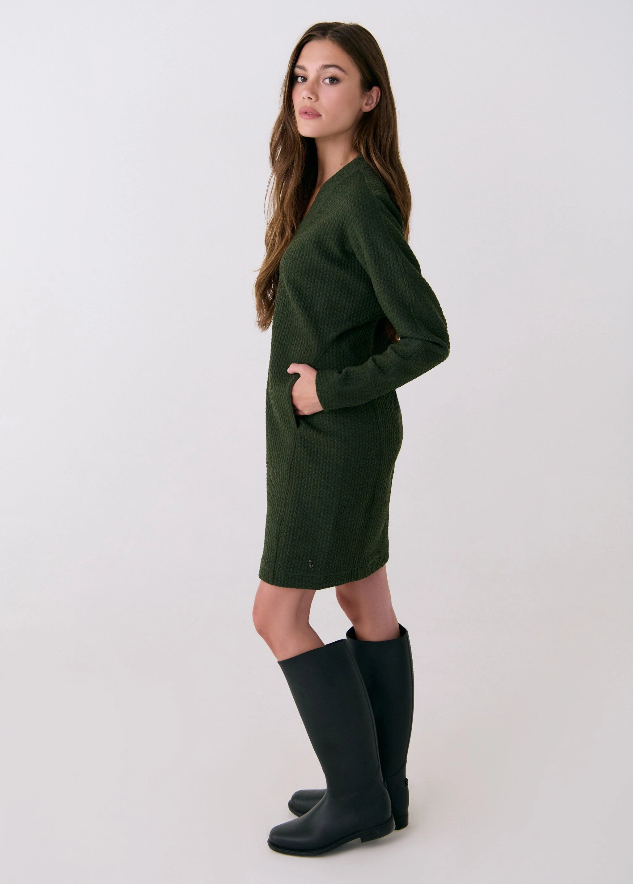 Clover V-Neck Dress