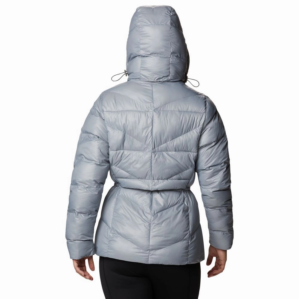 Columbia Peak to Park II Insulated Hooded Jacket for Ladies - Tradewinds Grey Gunmetal - L