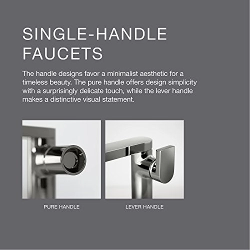 Composed Single Hole Single-Handle Bathroom Faucet with Cylindrical Handle and Drain in Polished Chr