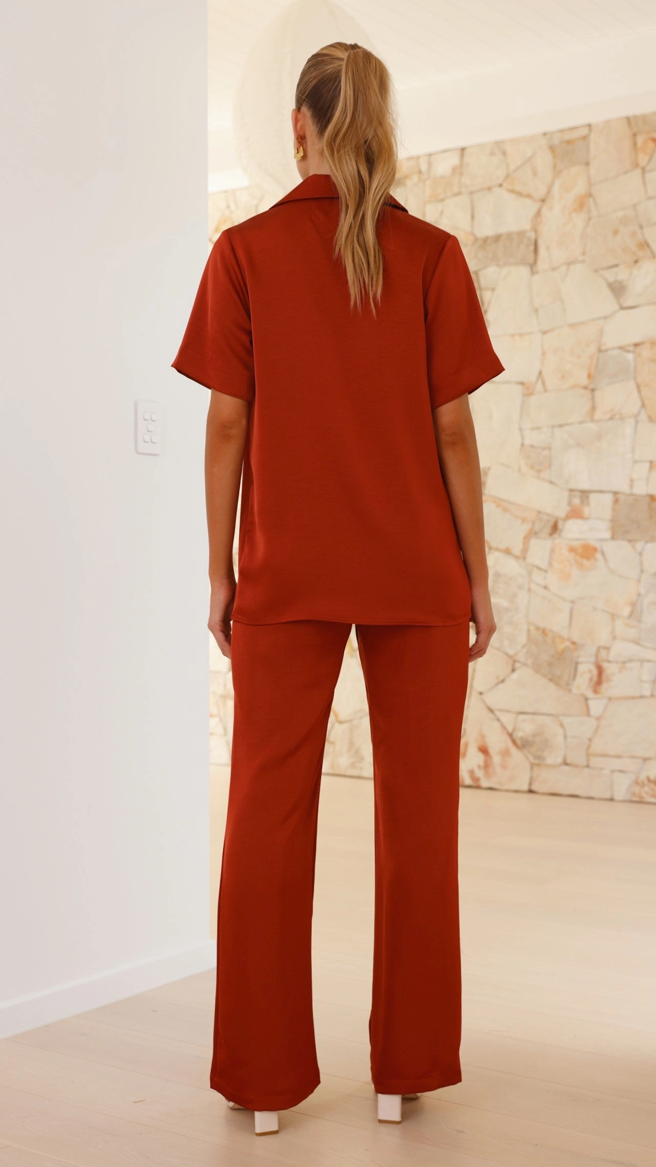 Courtney Pants - Rust