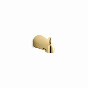 Devonshire 4-7/16 in. Diverter Bath Spout with NPT Connection in Vibrant Polished Brass