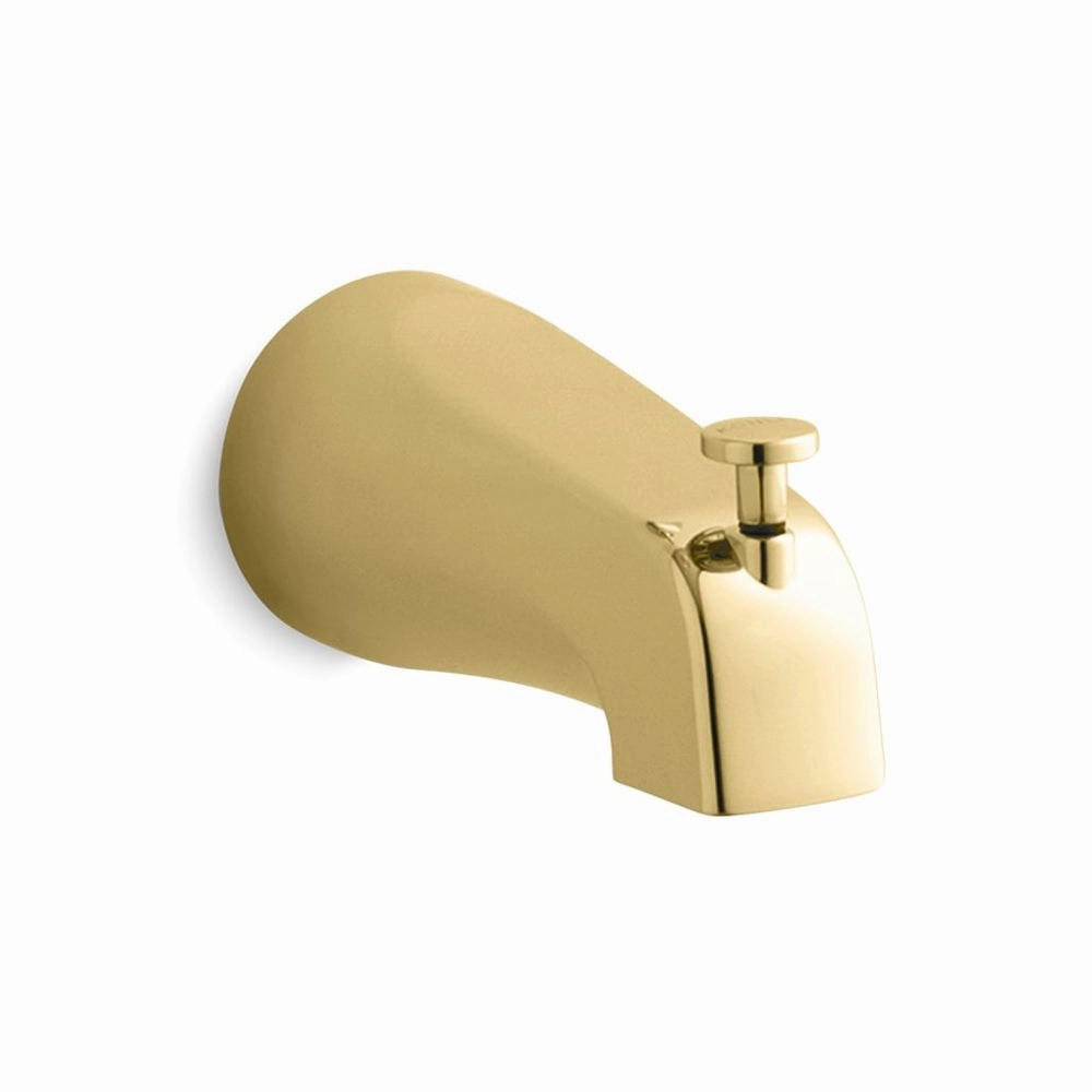 Devonshire 4-7/16 in. Diverter Bath Spout with NPT Connection in Vibrant Polished Brass