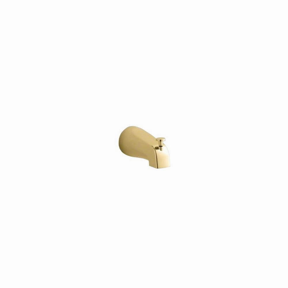 Devonshire 4-7/16 in. Diverter Bath Spout with NPT Connection in Vibrant Polished Brass