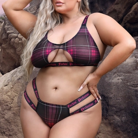 Fantasy Lingerie Vibes Fuckin' Perfection Bralette & Panty - Curvy