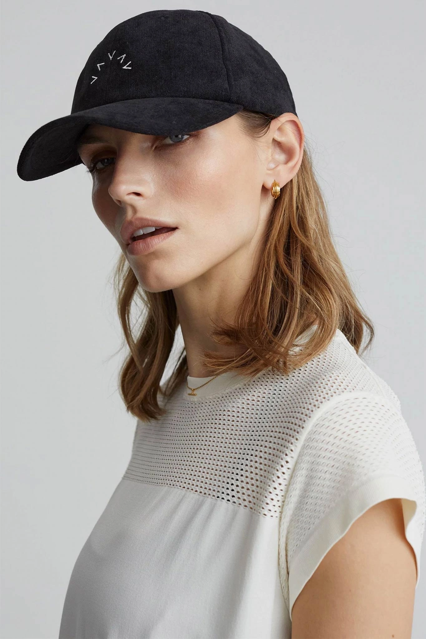 Franklin Cap - Black/Ivory