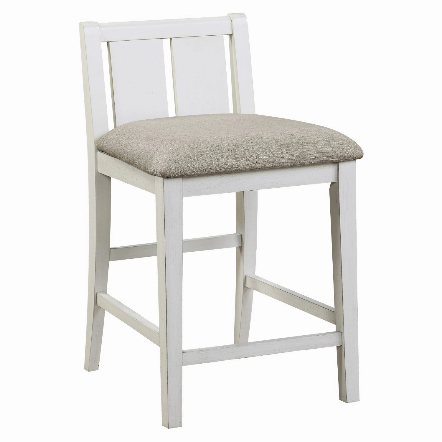 Giorno Counter-Height Dining Room Package - White/Grey - 3-Piece Set