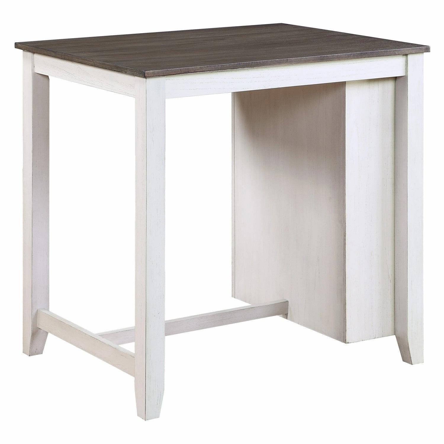 Giorno Counter-Height Dining Room Package - White/Grey - 3-Piece Set