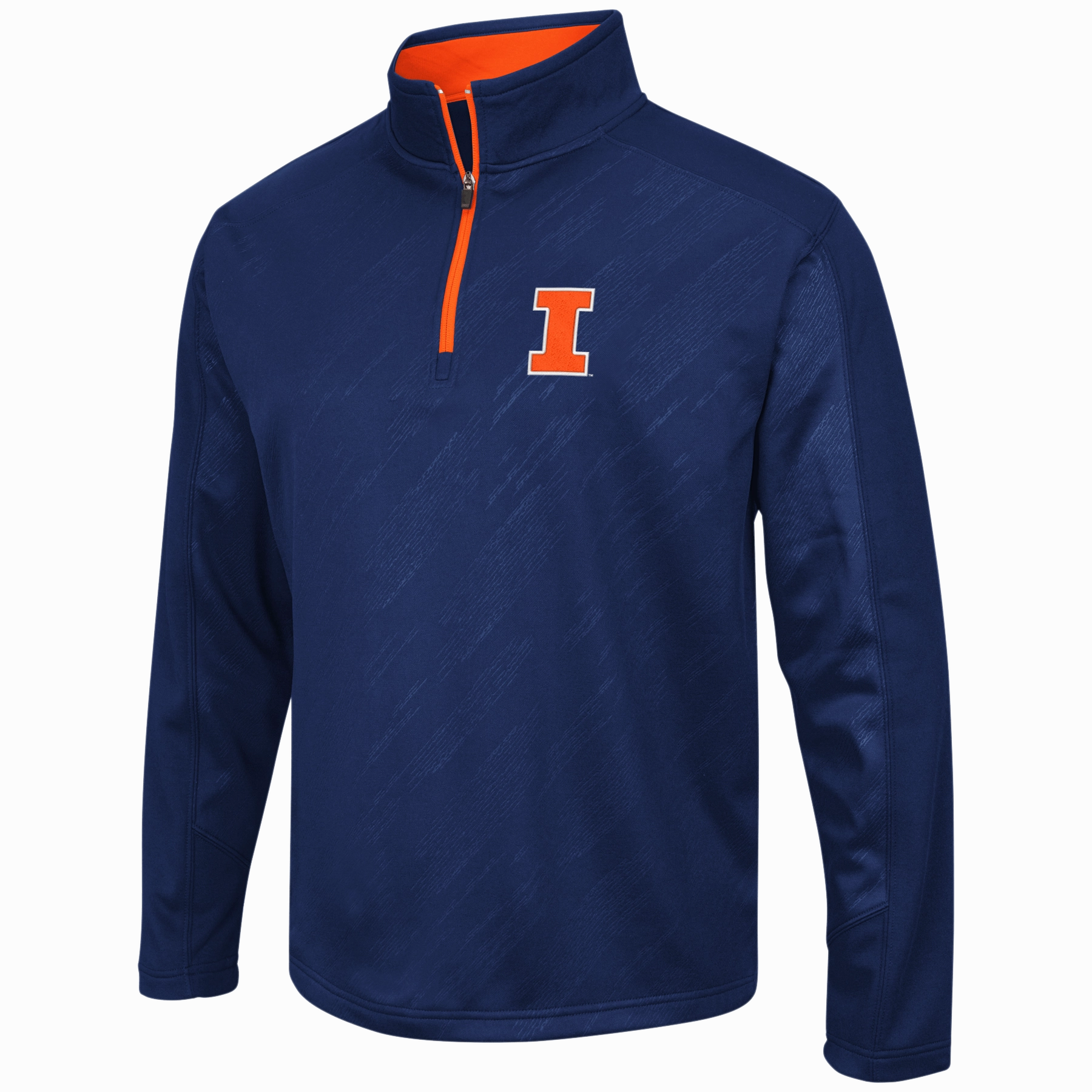 Illinois Fighting Illini Performance Fleece 1/4 Zip Track Jacket By Colosseum Athletics