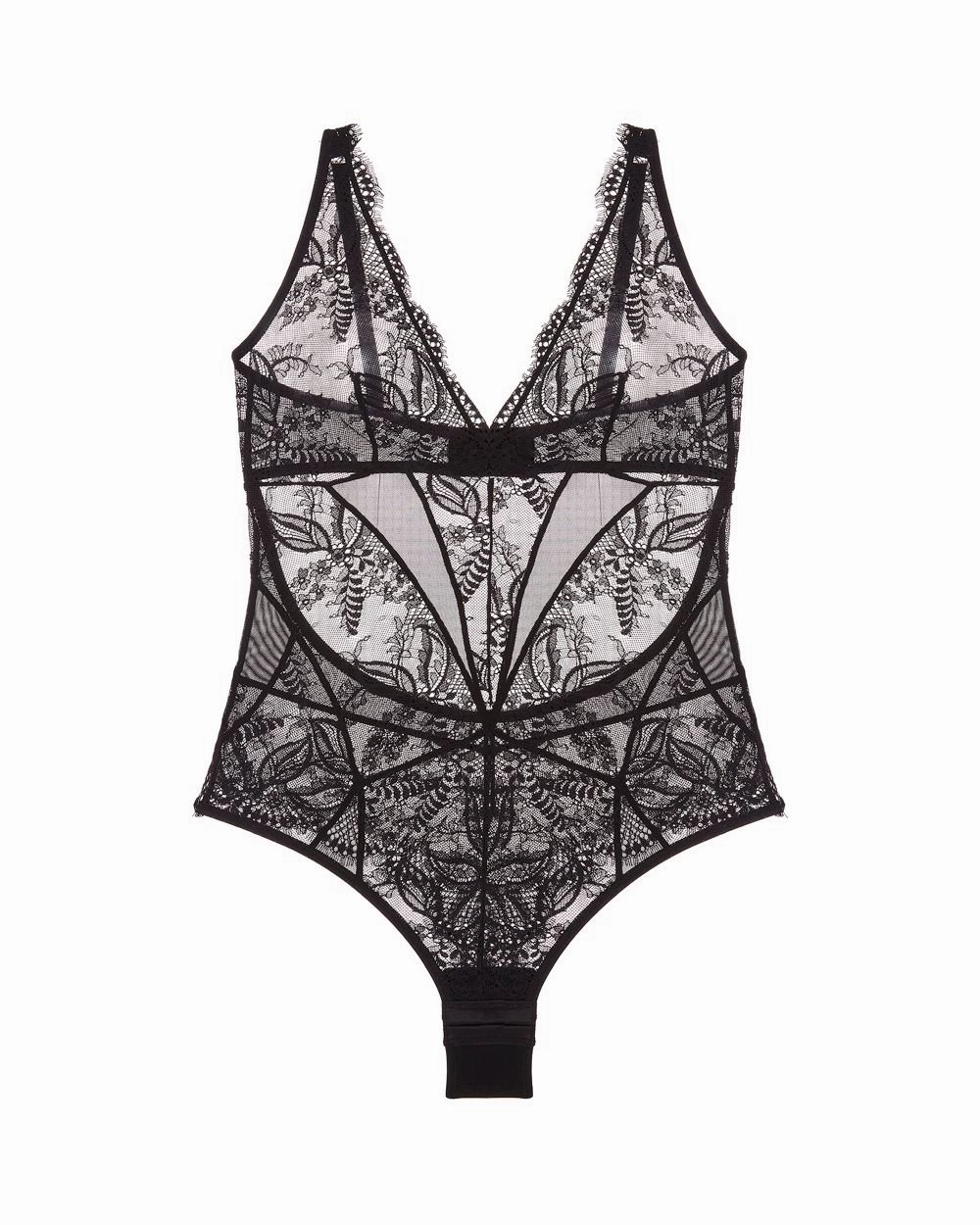Illusion Thong Back Bodysuit