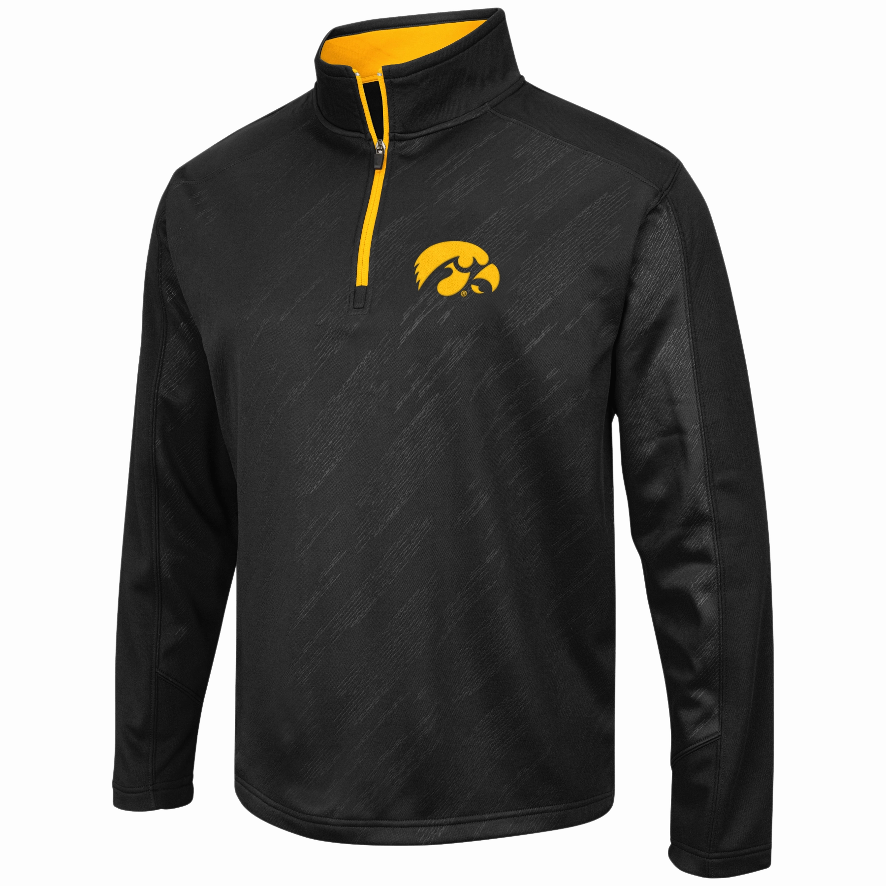 Iowa Hawkeyes Performance Fleece 1/4 Zip Track Jacket By Colosseum Athletics