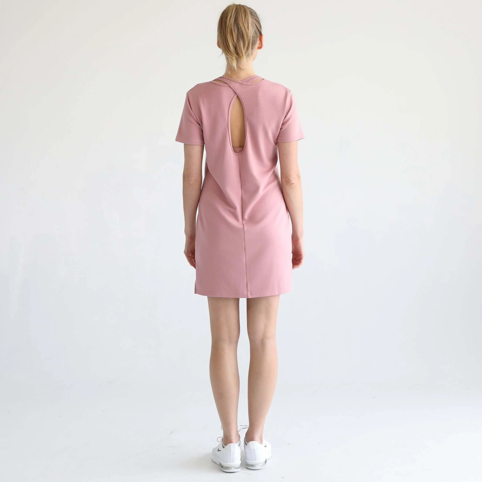 Isla Nursing T-Shirt Dress  | Toasted Mauve