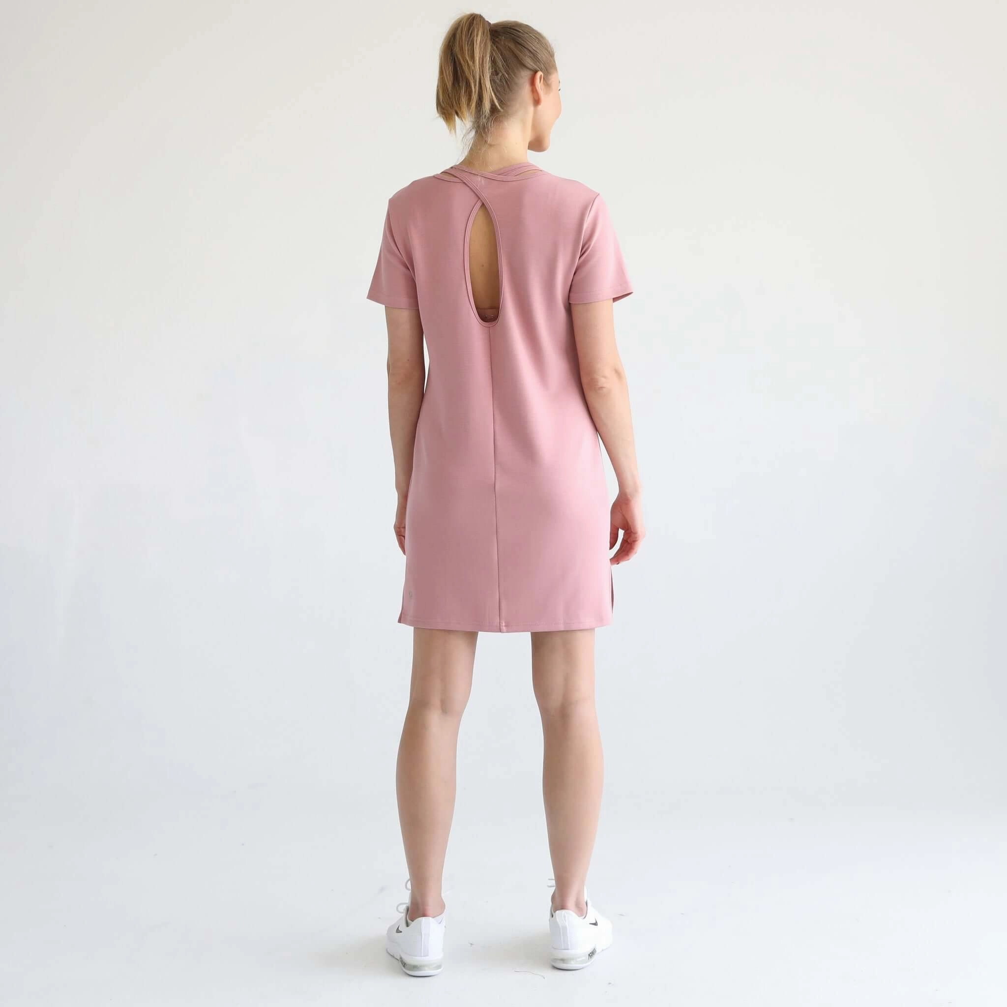 Isla Nursing T-Shirt Dress  | Toasted Mauve