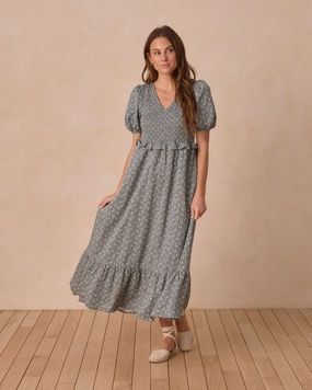 Kate Dress - Blue Floral