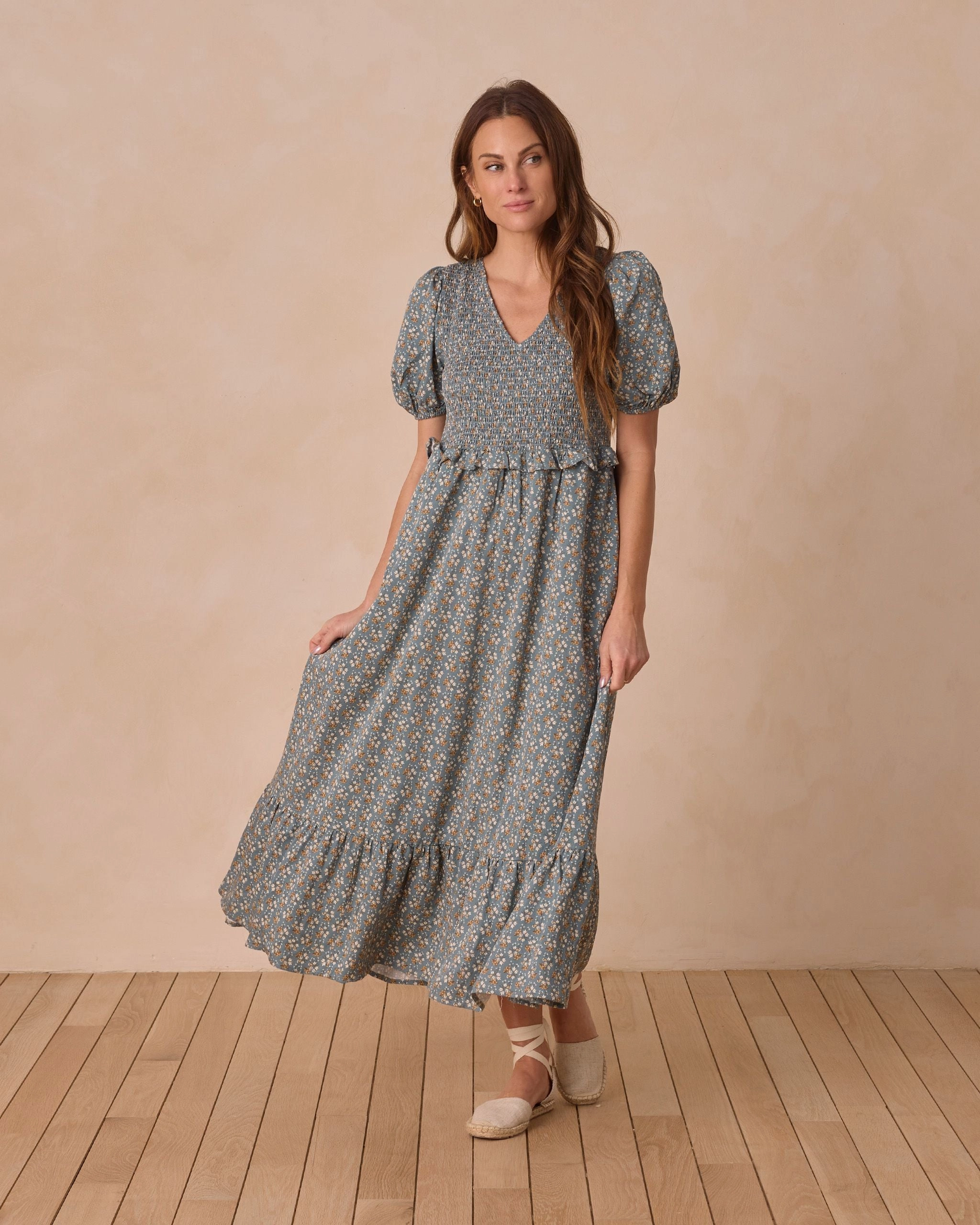 Kate Dress - Blue Floral