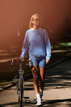 Kip Oversized Sweater - Blue Moon