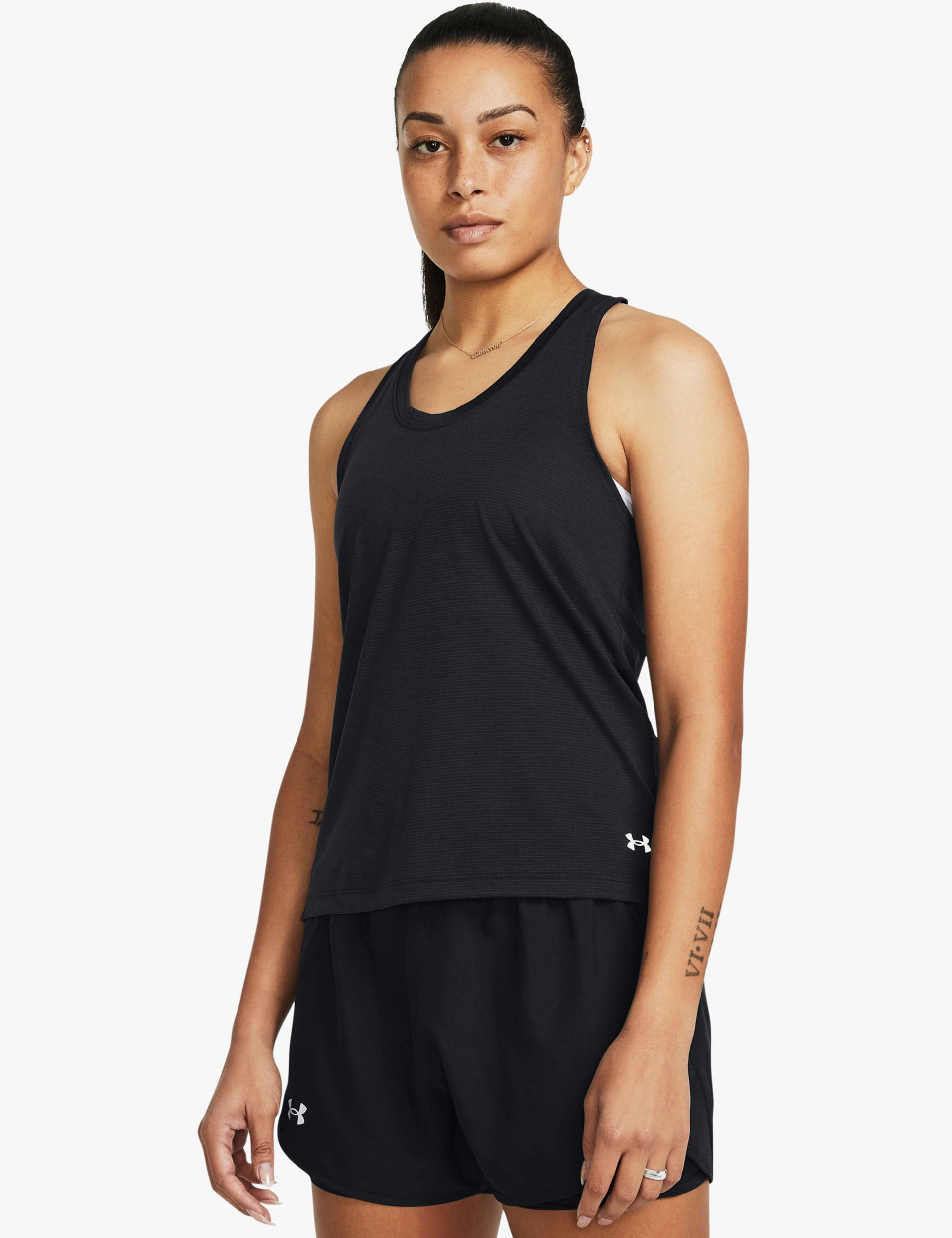 Launch Singlet - Black/Reflective
