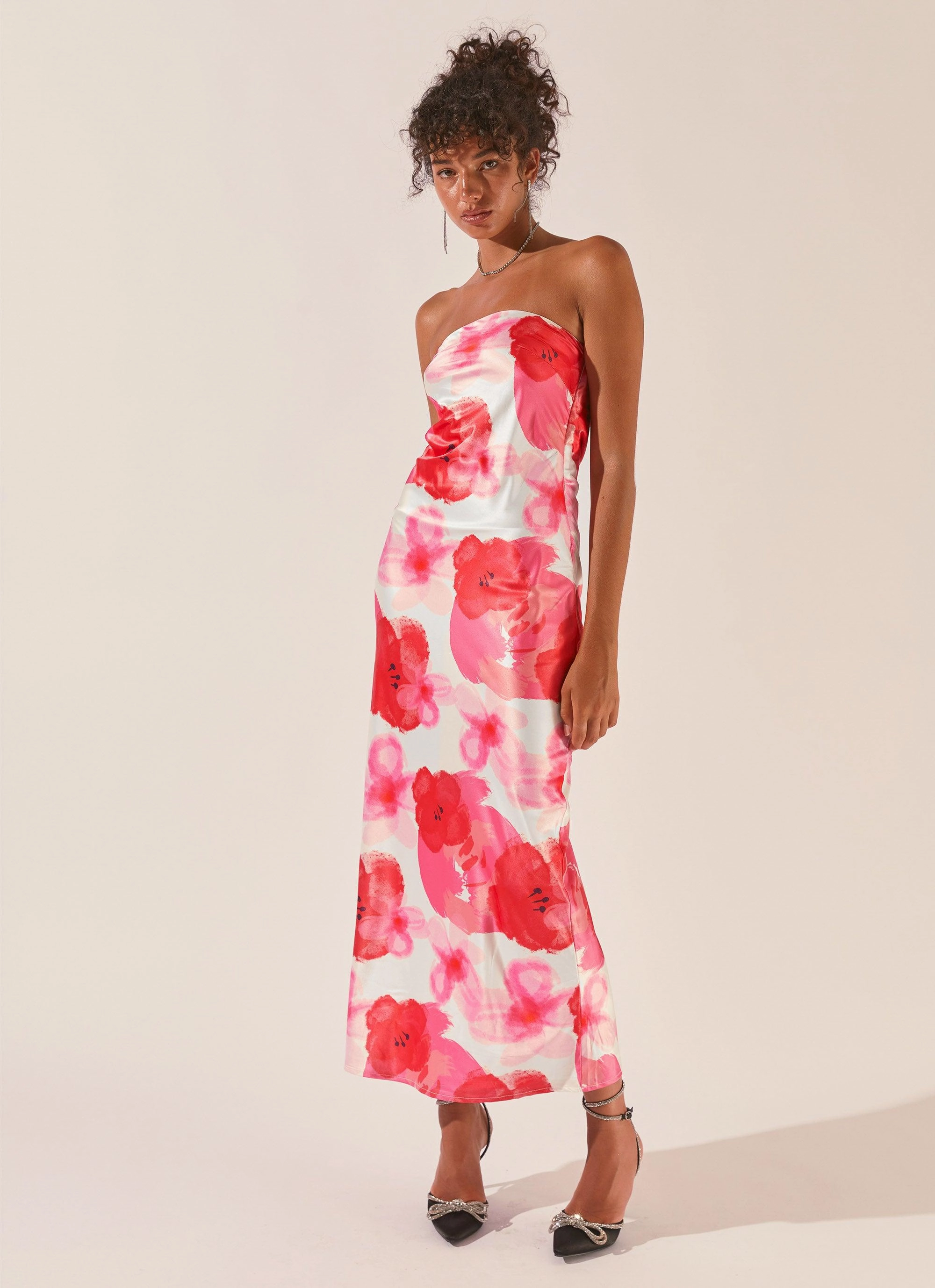 Love Me More Maxi Dress - Pink Rose