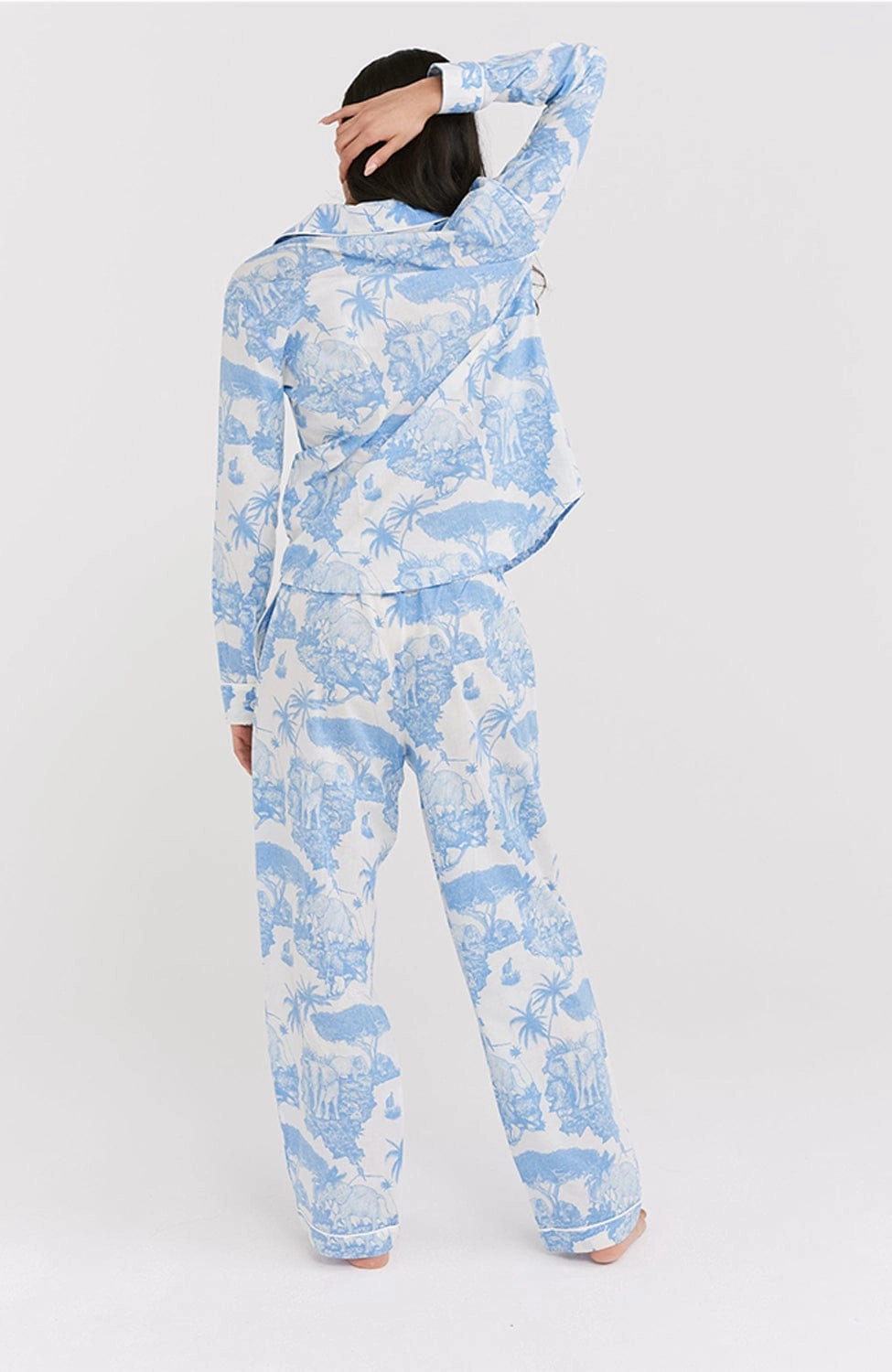 Loxodonta Organic Cotton Long Pajama Set