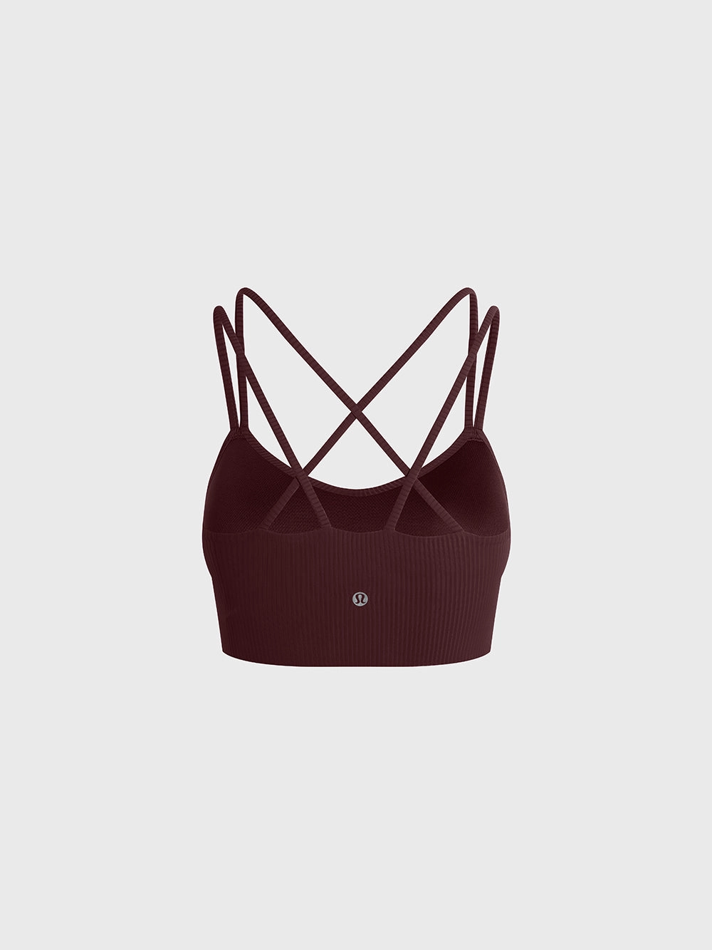 LULULEMON GARNET LIKE A CLOUD RIBBED LONGLINE BRA B-D