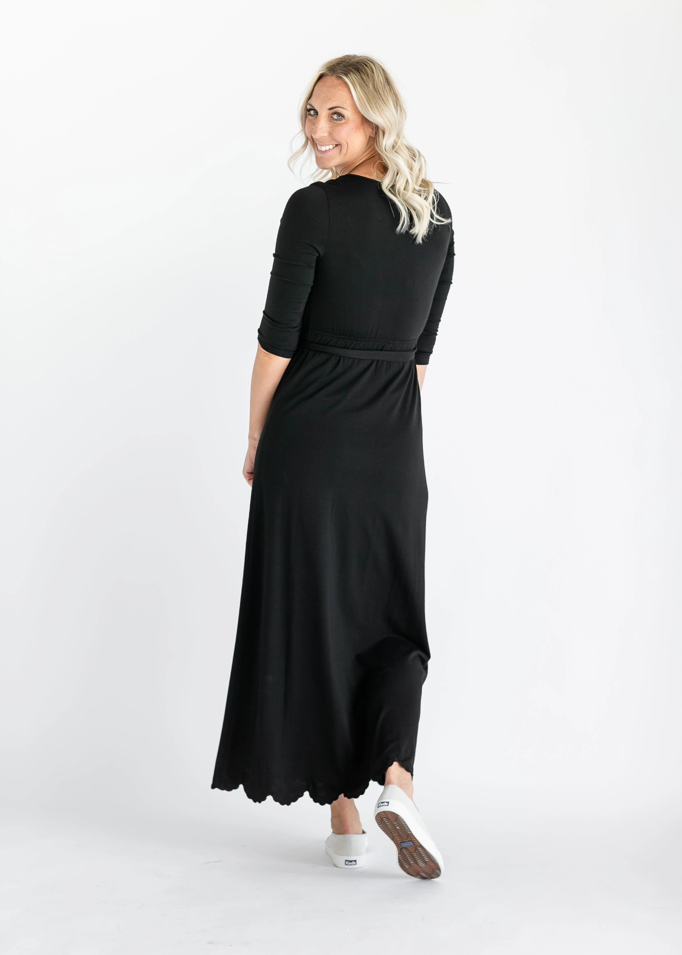 Lydia Button Front Maxi Dress