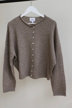 MOCHA PIPER CARDIGAN