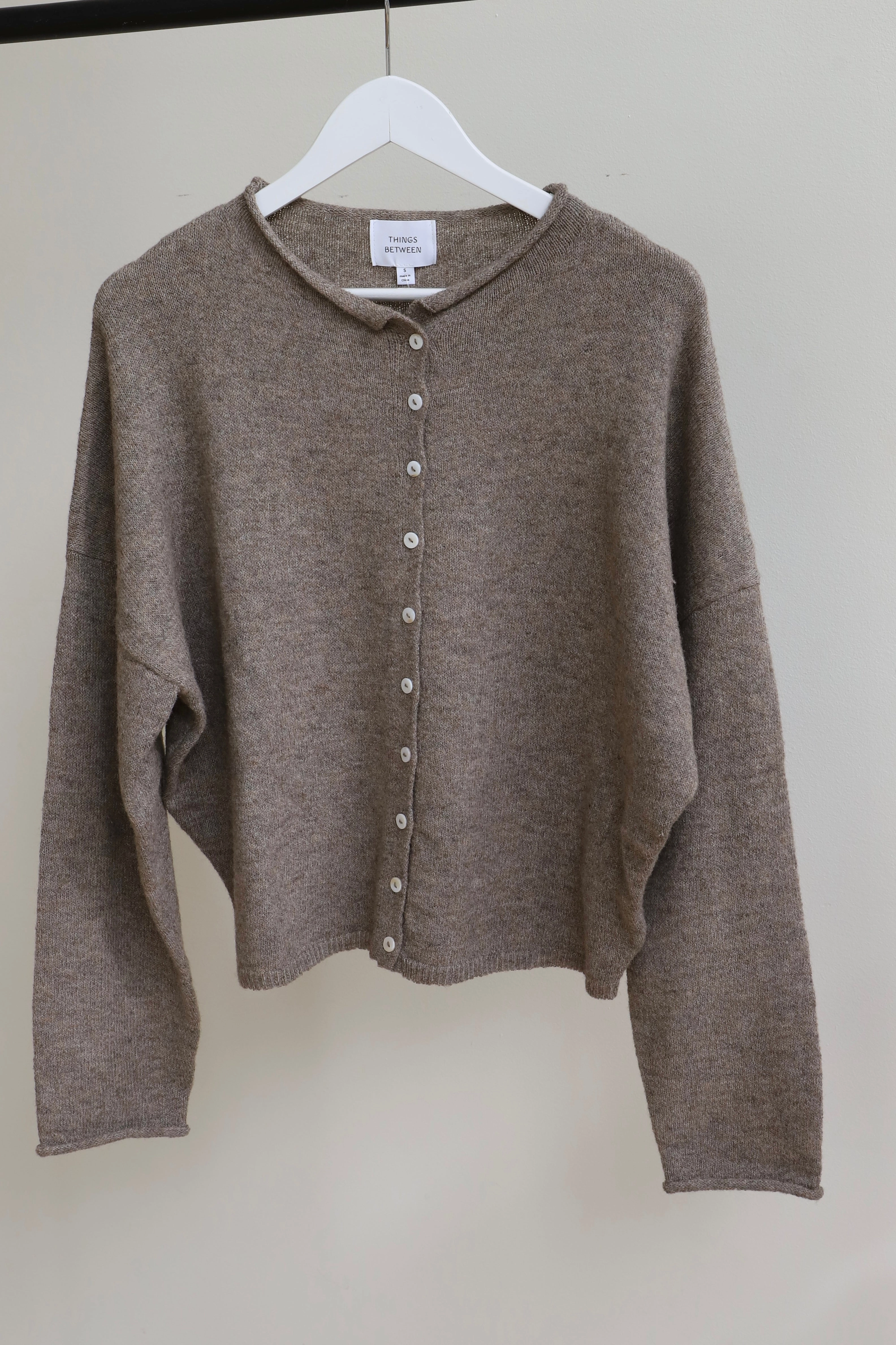 MOCHA PIPER CARDIGAN