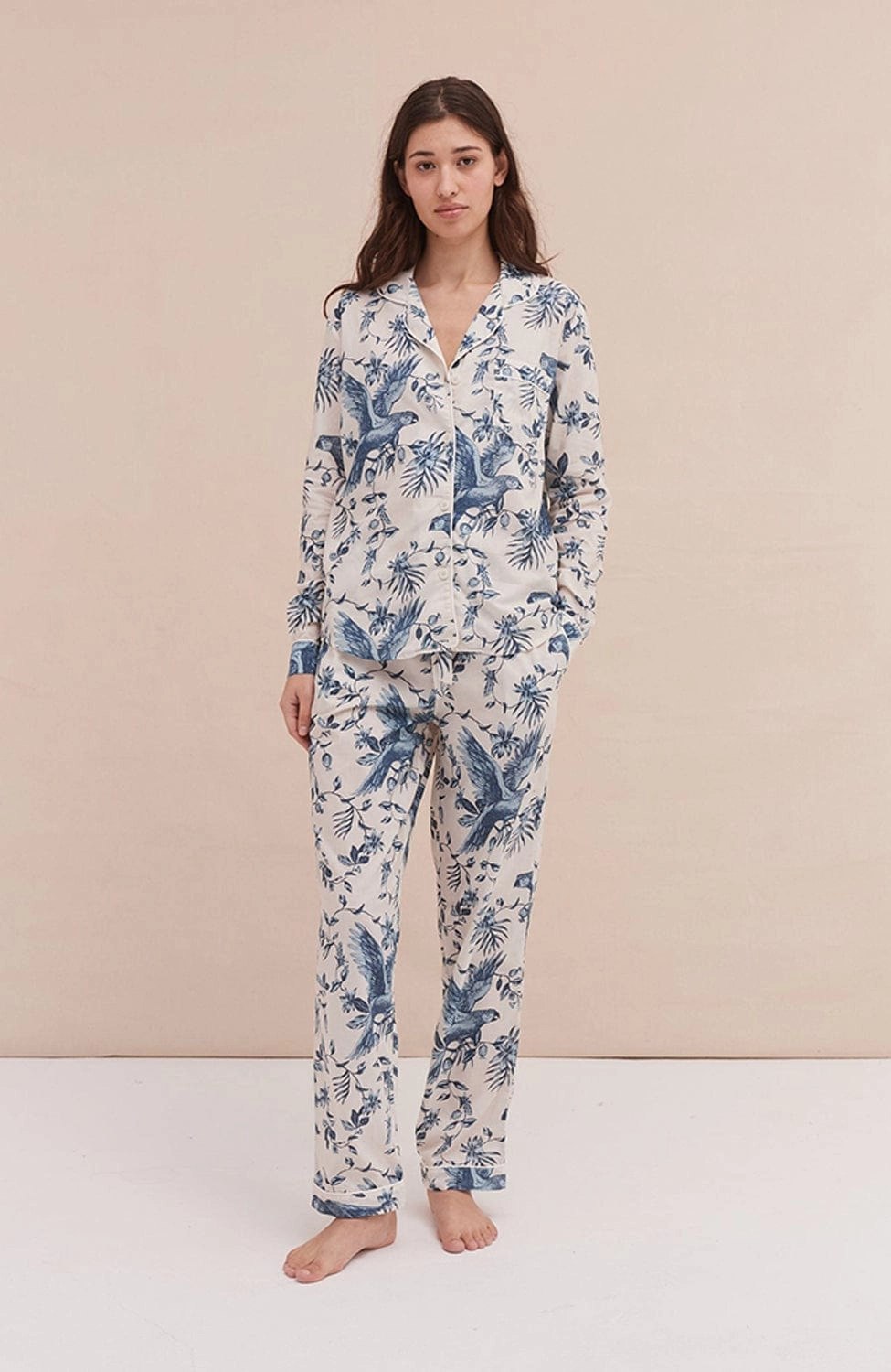 Parrot Organic Cotton Long Pajama Set