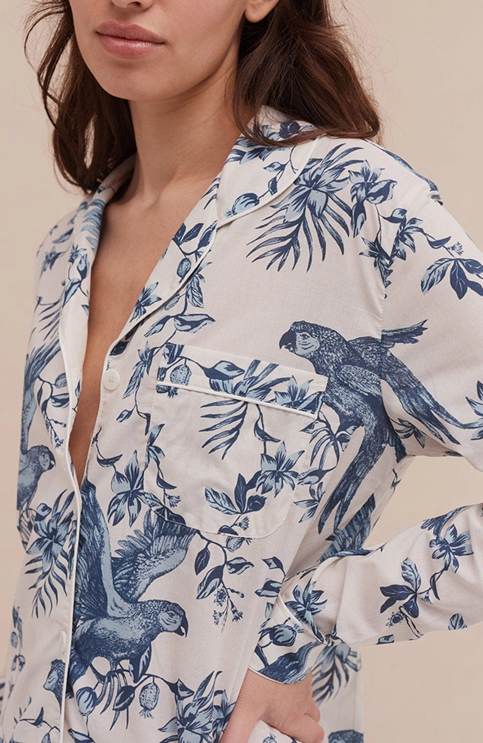 Parrot Organic Cotton Long Pajama Set