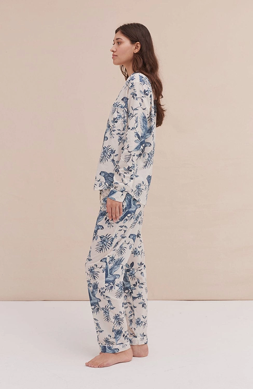 Parrot Organic Cotton Long Pajama Set