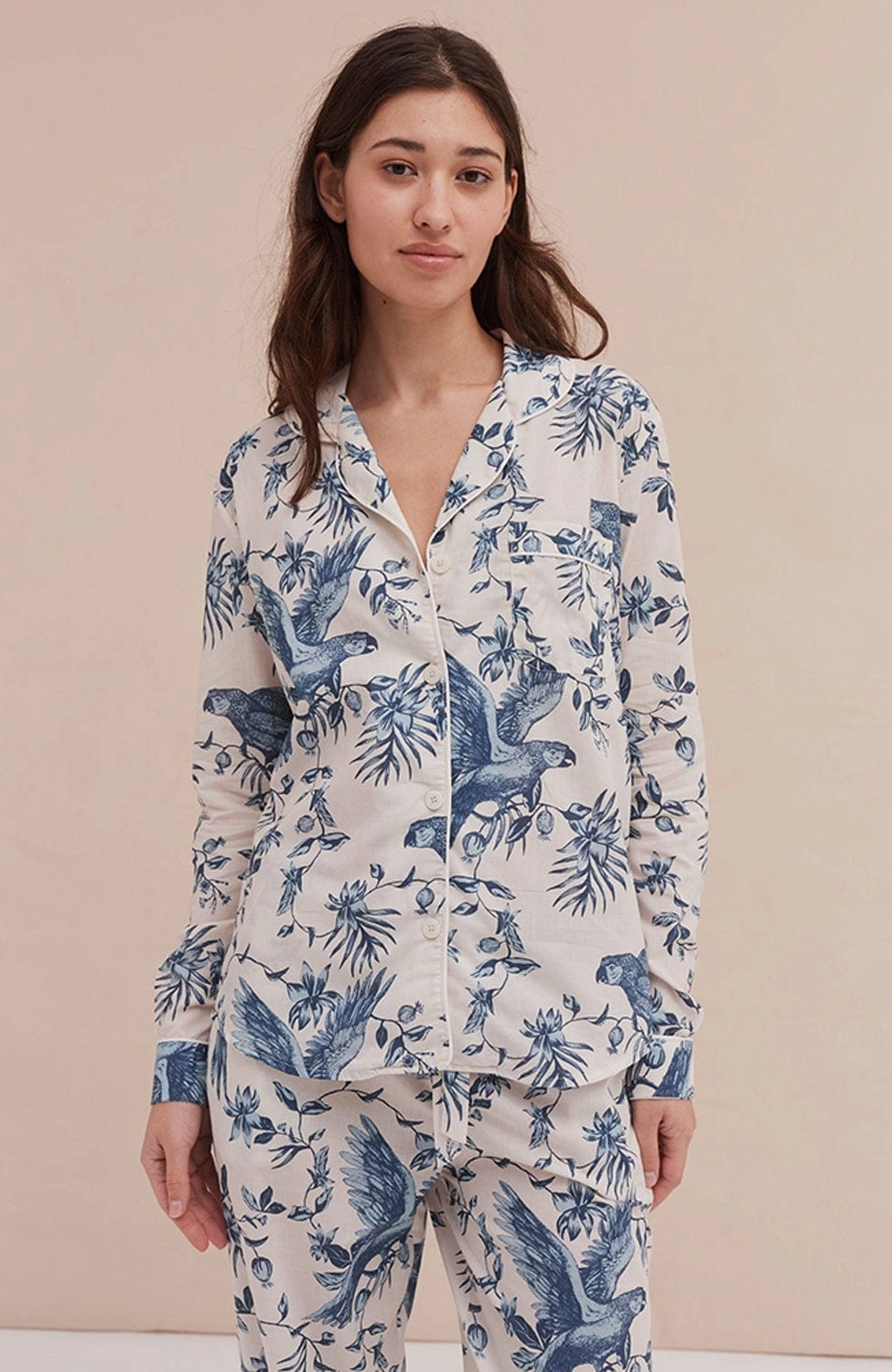Parrot Organic Cotton Long Pajama Set