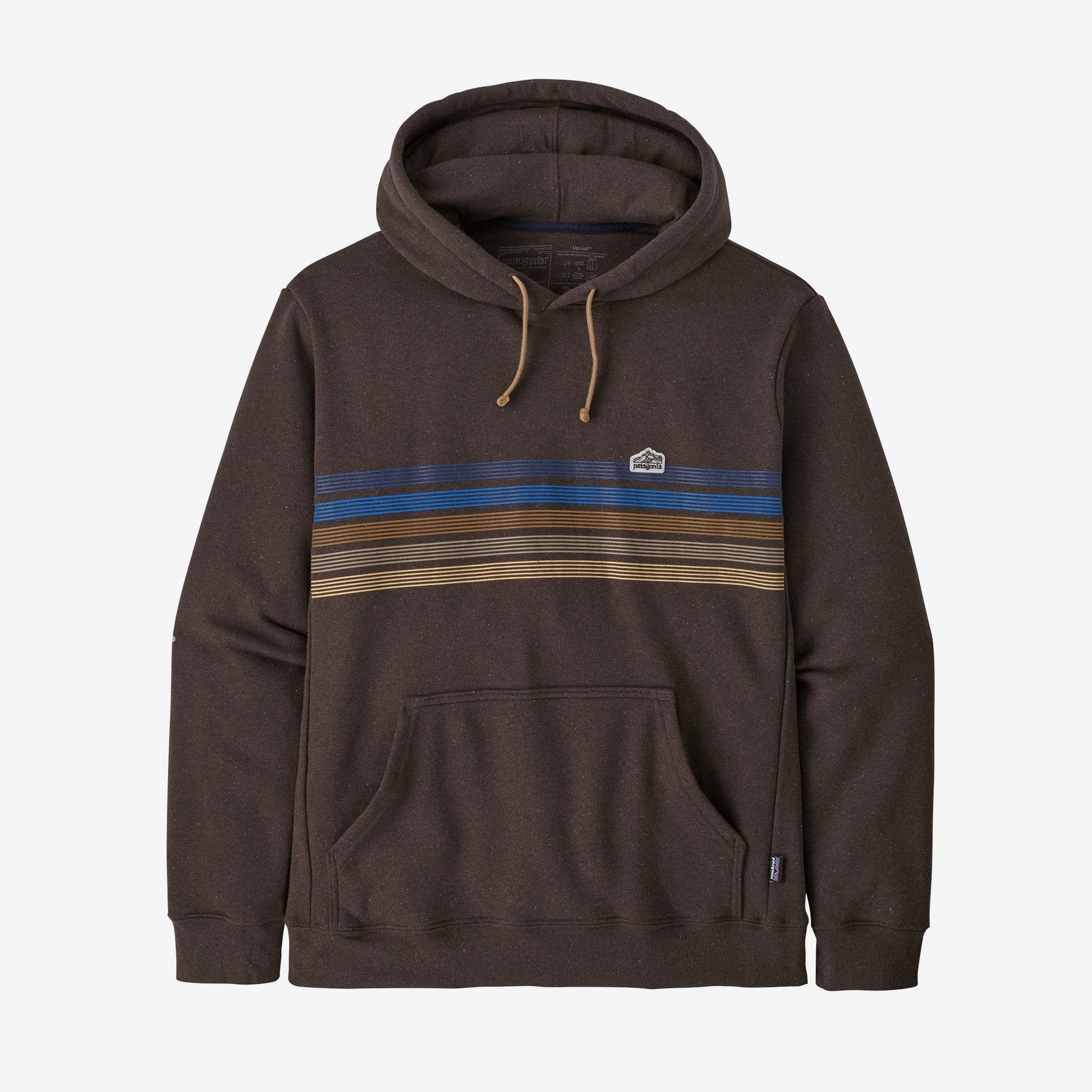 Patagonia Mens Line Logo Ridge Stripe Uprisal Hoody