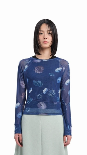 Pattern Mesh Shirt